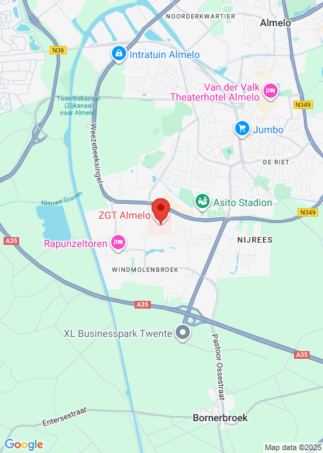 Google maps afbeelding voor Huisartsenspoedpost Almelo
